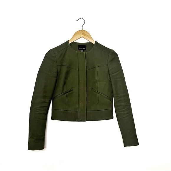 Judith & Charles | Olive Crop Jacket - Picture 5 of 5